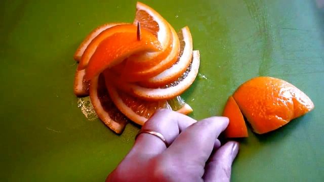3 DELICIOUS LIFE HACKS HOW TO MAKE ORANGE GARNISH - FRUIT CARVING & ORANGE DESIGN смотреть онлайн