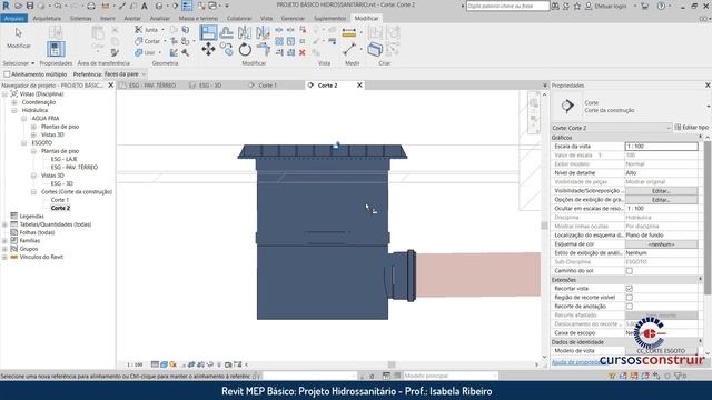Revit MEP 2019 Básico Aula 17/24: Inserindo Caixas De Inspeção