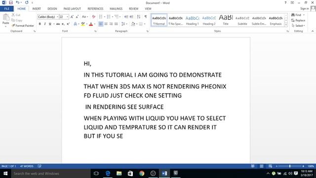 3DS MAX DOES NOT RENDER PHEONIX FD FLUID смотреть онлайн