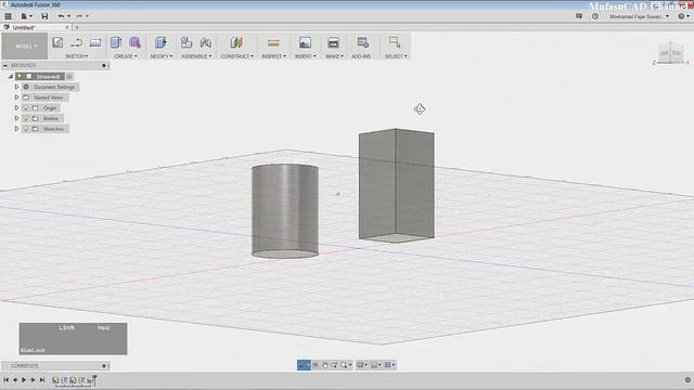 Fusion 360 Shell Command Tutorial смотреть онлайн