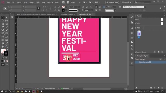 how to create a poster in indesign смотреть онлайн