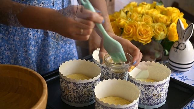 ТВОРОЖНЫЙ КУЛИЧ БЕЗ ЯИЦ С НАЧИНКОЙ