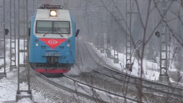 Сборник поездов на Транссибирской магистрали | Железная дорога | Поезда РЖД