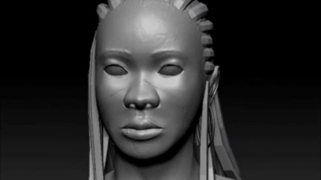 ZBrush Sculpt - s006387a смотреть онлайн
