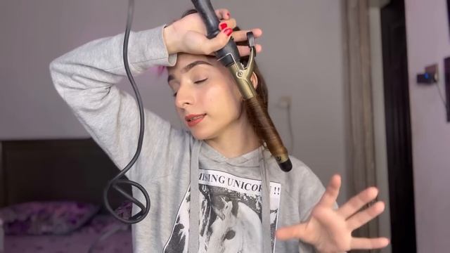 How To Curl Your Hair With A Curling Rod ( For Beginners) смотреть онлайн