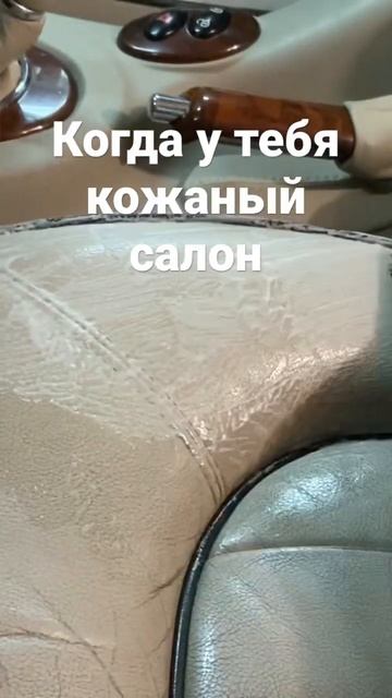 Когда в автомобиле кожаный салон