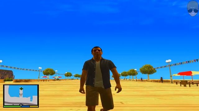 GTA V to SA Family Michael Skins + Bônus смотреть онлайн