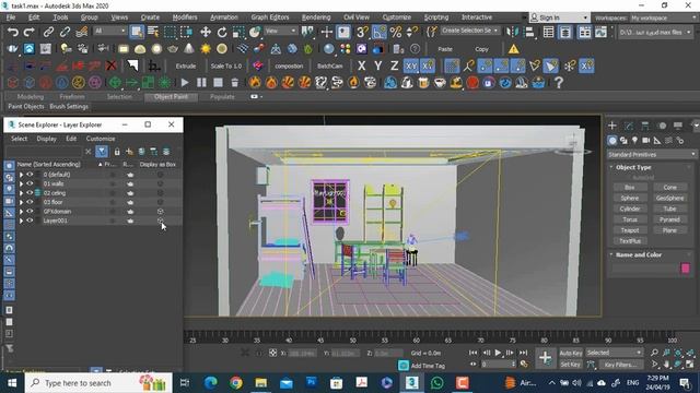 lesson 10: 3d max ( Array - Layers - Import Autocad) смотреть онлайн