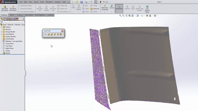 SOLIDWORKS ScanTo3D Part 1 - Getting Started смотреть онлайн