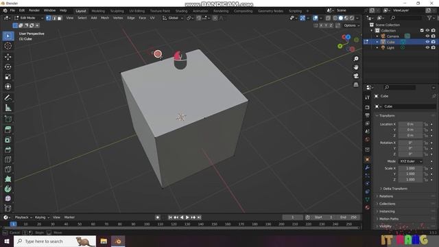 Blender Beginner Tutorial 8: How to subdivide Edges and Faces in Blender 3.5 in Urdu / Hindi смотреть онлайн