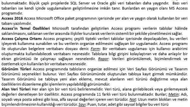 Access 2016 I - Temel Bilgi Teknolojileri II Bölüm 5 смотреть онлайн