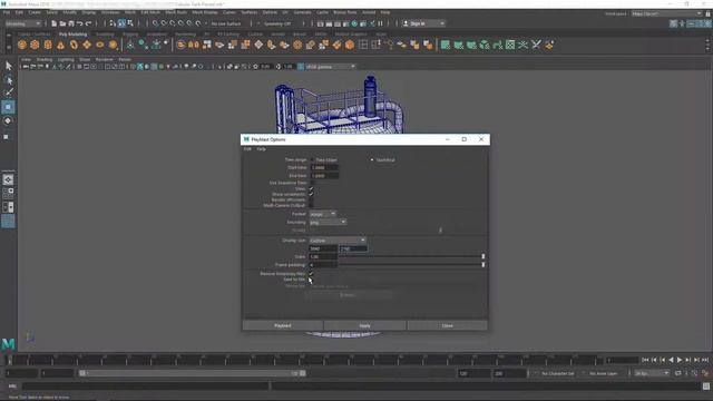 Maya: Render viewport of wireframe object with transparent background смотреть онлайн