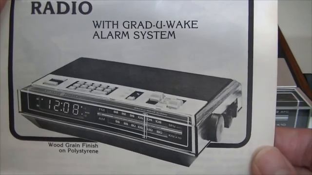General Electric Clock Radio Model 7-4800 from 1982 смотреть онлайн
