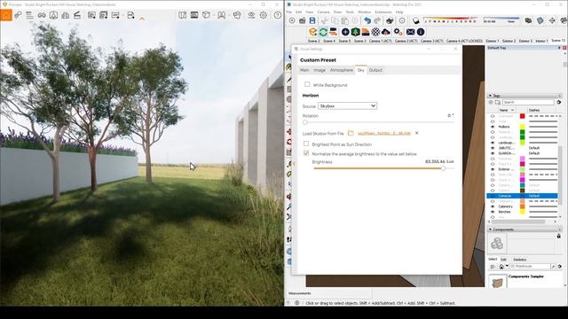 Enscape for Sketchup - Part 2 - Lighting and Exporting beautiful client perspectives смотреть онлайн