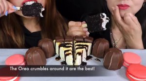 KIM & LIZ ASMR *BITES ONLY* CREPE CAKE, MARSHMALLOWS, DANGO, MACARONS, M&M CAKE, ICECREAM BARS ASMR