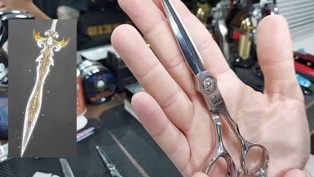 TESOURA TITAN 6'' FIO NAVALHA - UNBOXING! | LÂMINA EXTREMAMENTE FINA! •REI DAS MÁQUINAS• #TITA смотреть онлайн