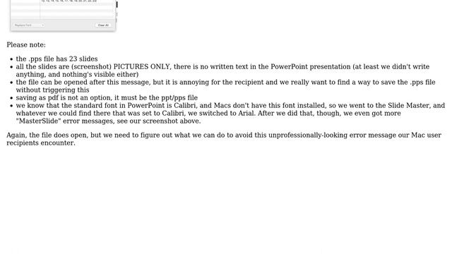 PowerPoint file --＞ 'missing font' error when opened in Keynote смотреть онлайн