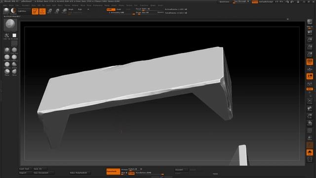 Game Environment Creation 19 - zBrush Pillar Sculpting Finalizing Panels смотреть онлайн