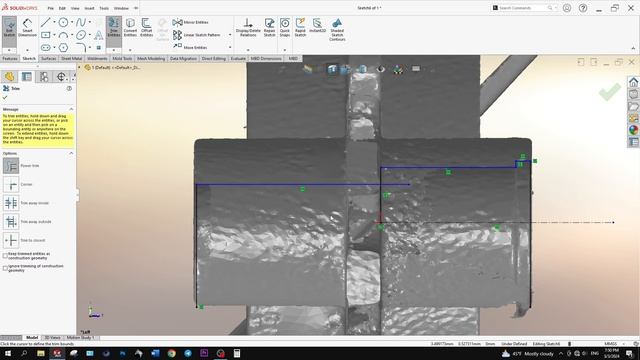Modeling in solid works by 3D scan смотреть онлайн