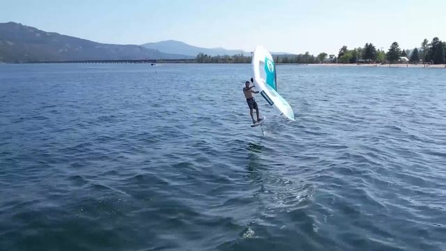 Sub 5 knots of Wind with this Setup! The Future of Wing Foiling? смотреть онлайн