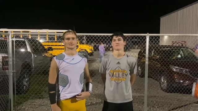 Valley’s George Arnett, Colt Buckle and Nolan Crabtree discuss win over Piketon смотреть онлайн