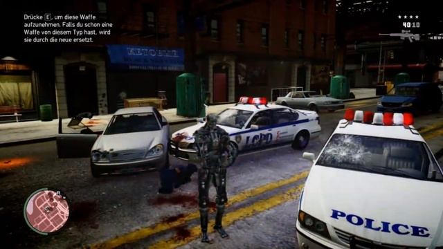 GTA IV Terminator T-600 (PED) смотреть онлайн