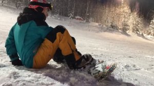 Как встать на сноуборд