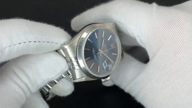 Rolex 16200 Oyster Perpetual Datejust, Blue Dial, 1991 смотреть онлайн
