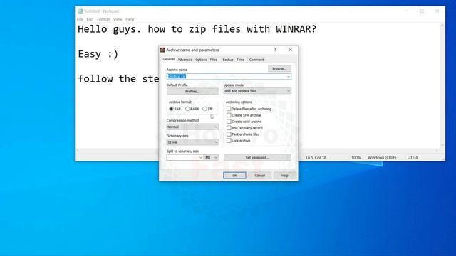 How To Zip Files [ Easy , in 10 second ] смотреть онлайн