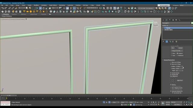 طريقة عمل البانوهات والكورنيش في برنامج ثريدي ماكس | Sweep tool for moldings in 3d Max смотреть онлайн