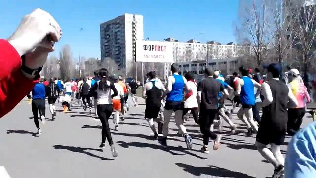 2014 Тольяттинский марафон. Старт