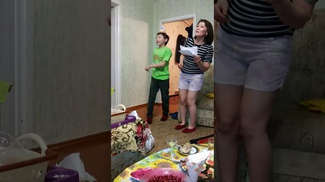 Нашей мамочке.