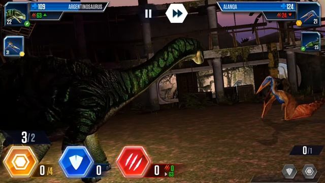 REVIEW DINO LAGI !!!! RIVIEW ALANQA! DI JURASSIC WORLD THE GAME!!!