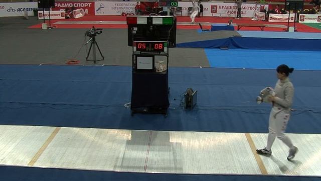 20100214 Ws Gp Moscow 64 Blue JOZWIAK Bogna POL 15 Vs KIM Keum Hwa KOR 13 Sd No