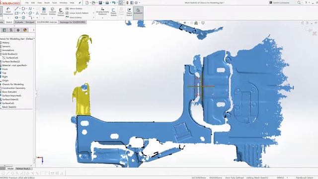 Solid Modeling of Artec Scan Data with Geomagic for Solidworks смотреть онлайн