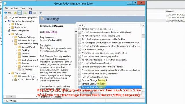 GPO block Task Manager смотреть онлайн