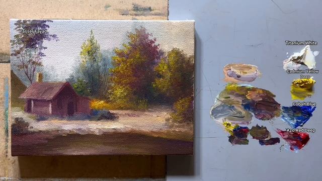 Yasser Fayad Oil Painting Landscape 20 смотреть онлайн