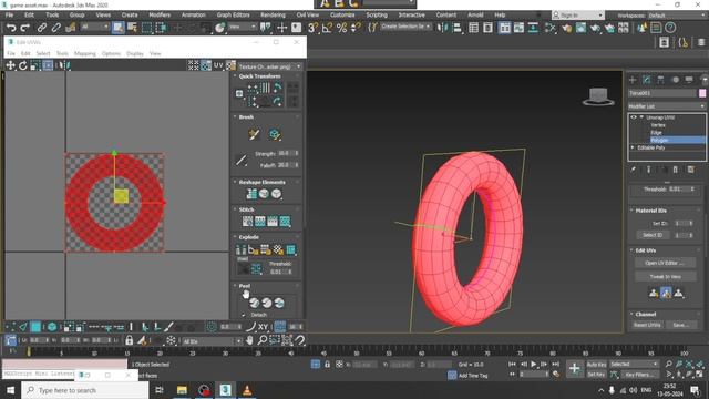 UV Unwrapping Game Assets I How To Unwrap In 3dsmax ( Part 5 ) смотреть онлайн