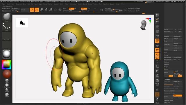 Fall Guys - Ultimate Fan Art - Fixing the Yellow Team! смотреть онлайн
