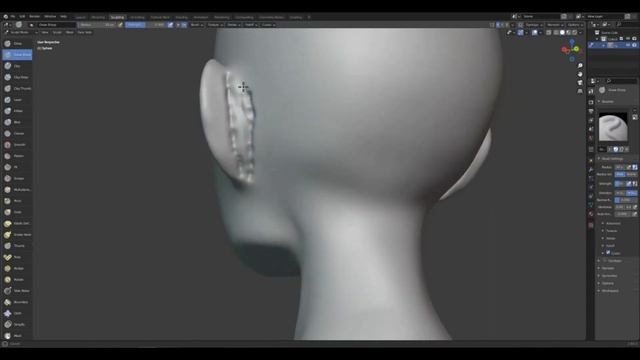How To Sculpt A Stylized Character  Head In Blender