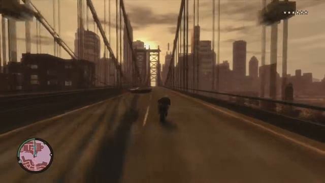 GTA IV "THE BRIDGE" Motorcycle Fun Moments смотреть онлайн