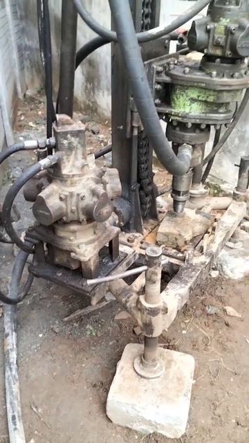 Bore well machine - four and half inches - site work ... part - II смотреть онлайн