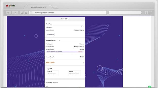 Step by Step Guide to Rent RO Water Purifier | Learn How to Get Livpure Water Purifier on Rent смотреть онлайн