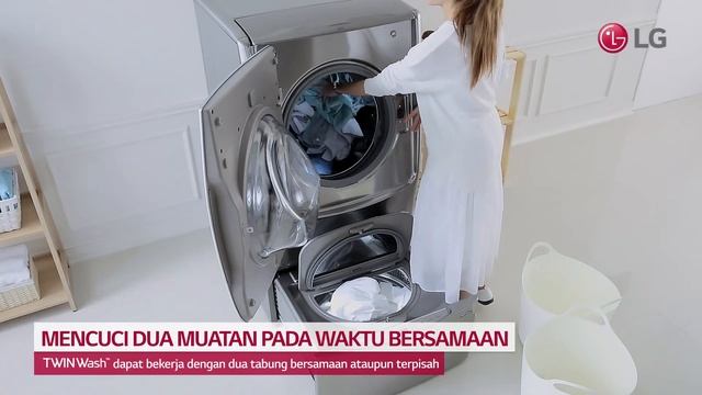 Mesin Cuci LG TWINWash™ - Mencuci dengan Dua Tabung Secara Bersamaan смотреть онлайн