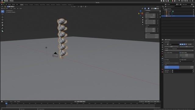12. Blender 2.81 - Va. Properties - Modifier Properties - Array Modifier смотреть онлайн