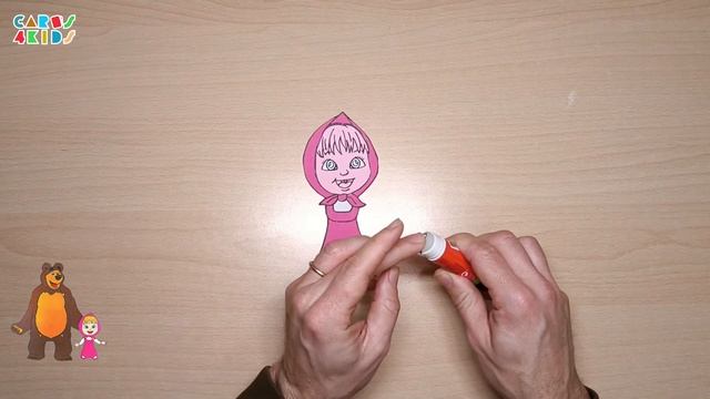 🐻👱♀️ MASHA AND THE BEAR 🖌 | Easy art with colored cards and sample clips смотреть онлайн