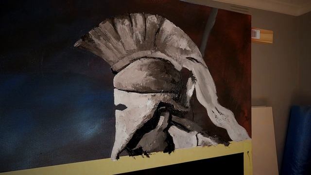 Painting with BLACK 3.0 and a pallet knife смотреть онлайн