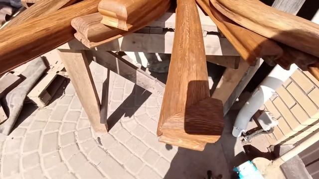 Пропитали дубовые перила в цвет смотреть онлайн