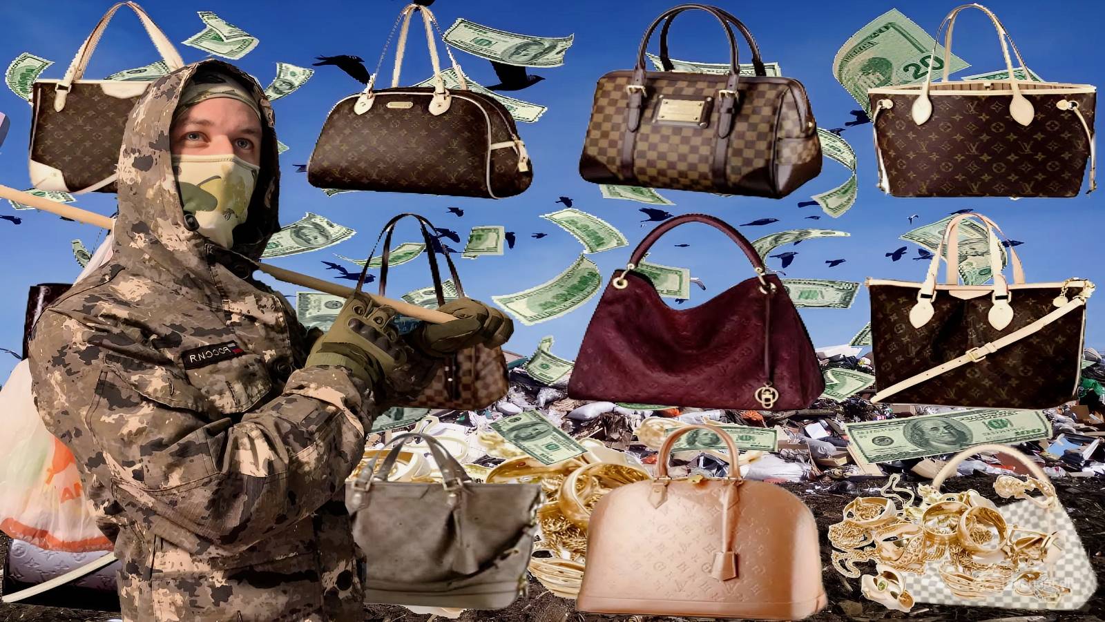 Я нашёл НЕВЕРОЯТНЫЕ вещи в 12 выкинутых сумках смотреть онлайн