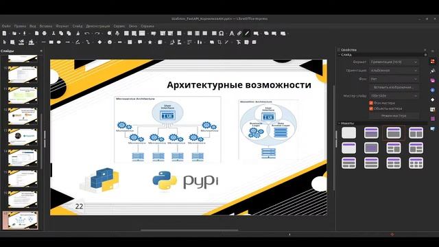 Шаблон микросервиса на основе FastAPI